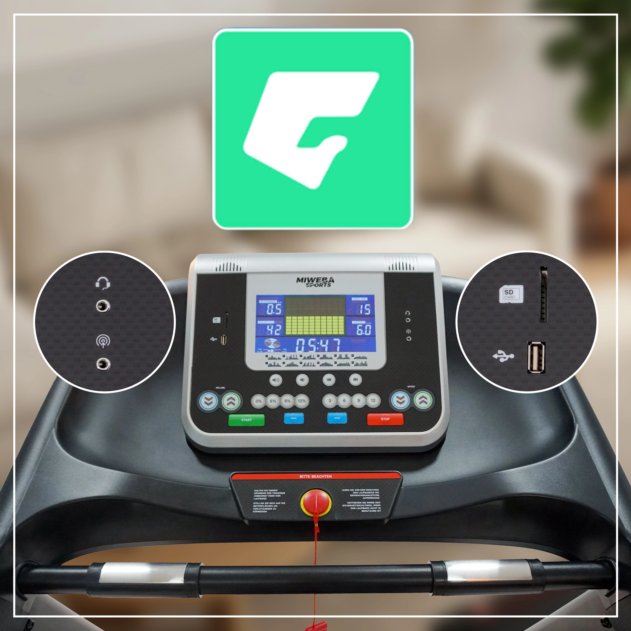 Miweba Sports Laufband Home Track HT5000