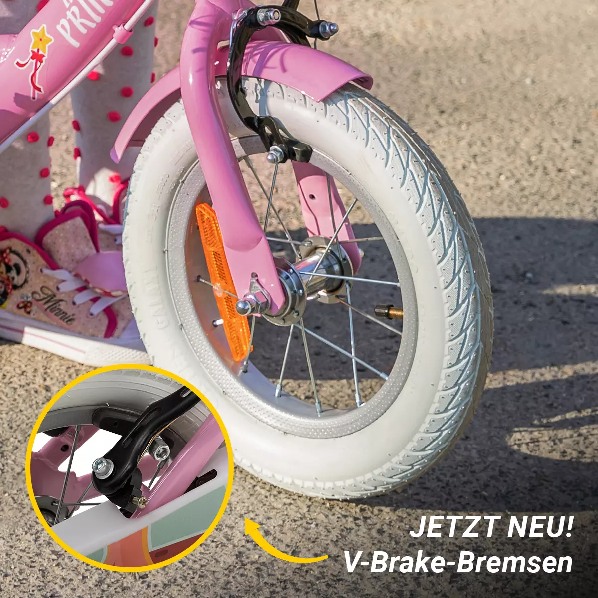 Kinderfahrrad Princess 12 Zoll ᐅ Actionbikes Mädchen-Fahrrad