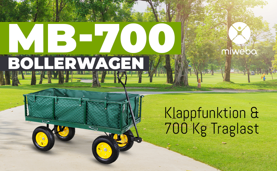 faltbarer Bollerwagen MB-700 faltbarer Bollerwagen MB-700