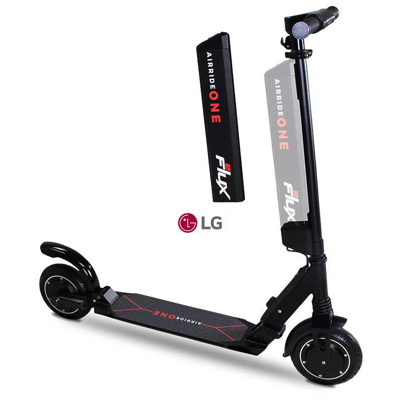 eFlux Airride One - Abnehmbarer LG Akku eFlux Airride One