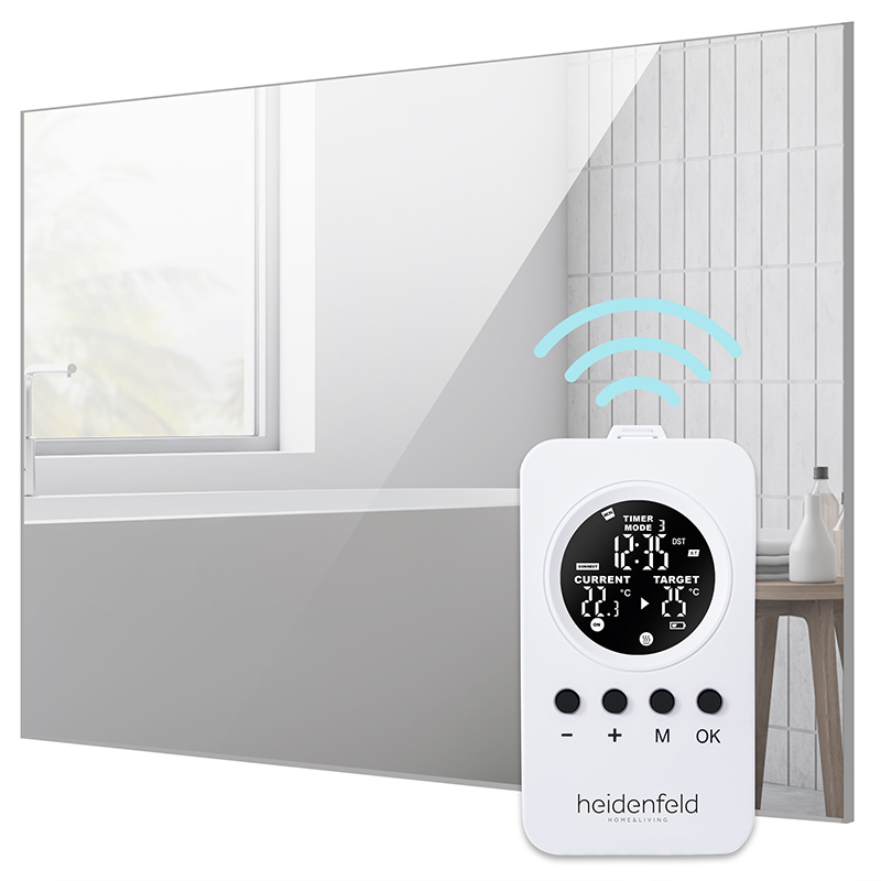 Lustro grzewcze Heidenfeld prostokątne HF-HS100 Lustro grzewcze Heidenfeld prostokątne HF-HS100