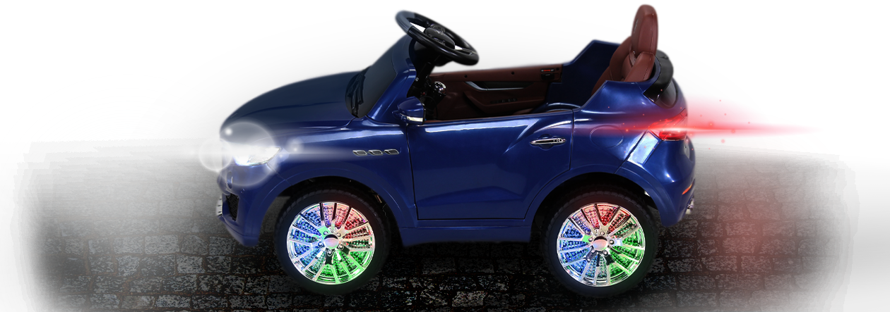 Sicher durch die Nacht mit dem Kinder Elektroauto Kinder Elektroauto Maserati Levante Suv Lizenziert
