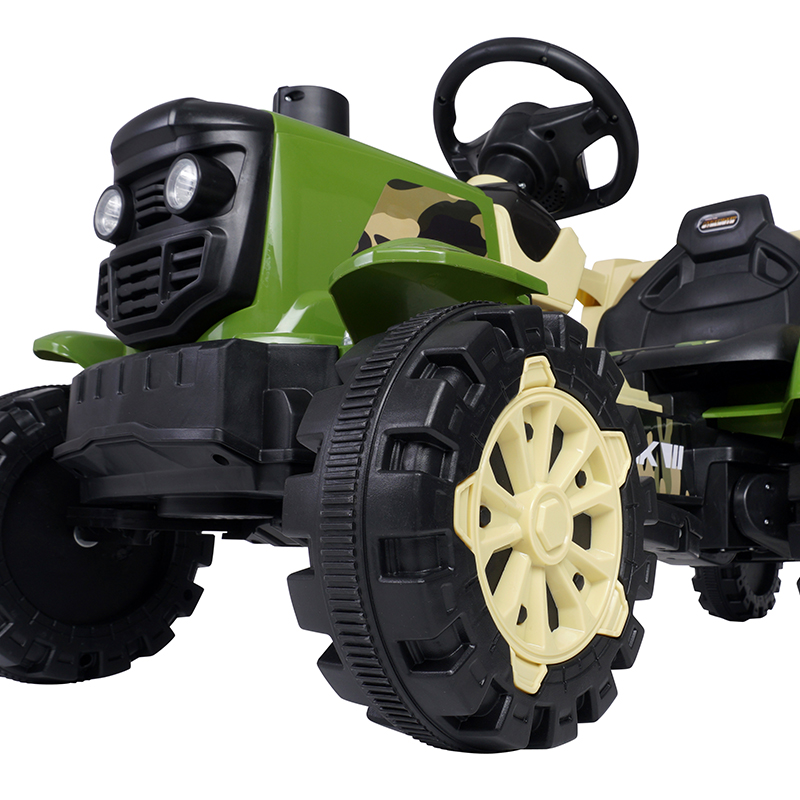Elektro Kindertraktor Trecker mit Anhänger Kinder Traktor mit Motor Miweba