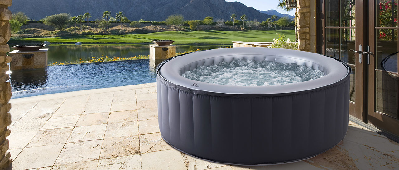 Whirlpool für die Terrasse und den Garten Garten-Whirlpool