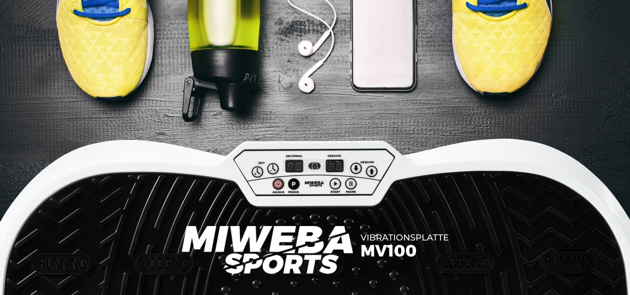 B-Ware Miweba Sports 2D Vibrationsplatte Fitness Vibrationstrainer gebraucht 