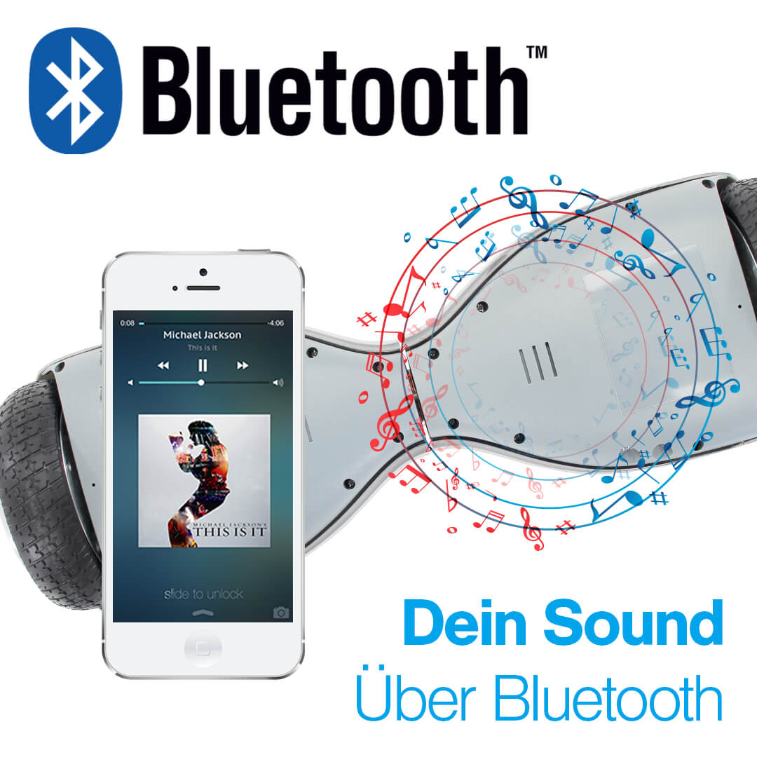 Robway Hoverboard - Dein Sound über Bluetooth Robway Hoverboard Q1