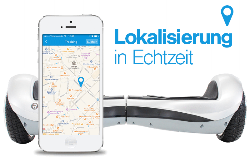 Robway Hoverboard - Lokalisierung in Echtzeit Robway Hoverboard Q1