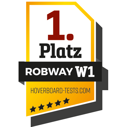 1. Platz bei hoverboard-tests.com 1. Platz bei hoverboard-tests.com