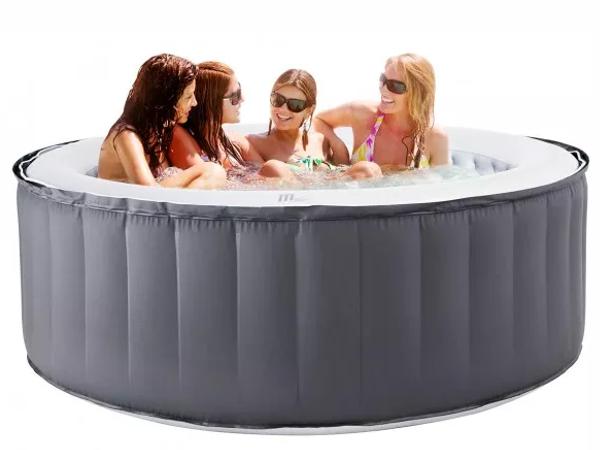 Garten-Whirlpool MSpa Delight Silver Cloud Outdoor-Whirlpool MSpa Delight Silver Cloud